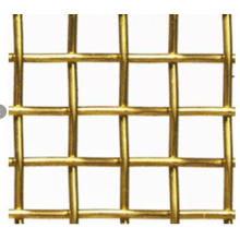 Plain braided brass mesh